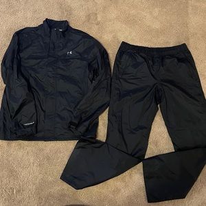 Under Armour UA Men's Storm Rain Suit -large-Black